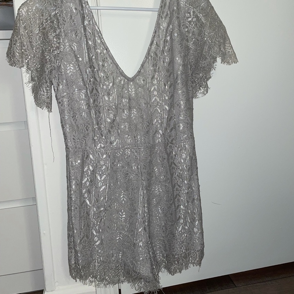 Gab Kate Lace Romper NWOT
